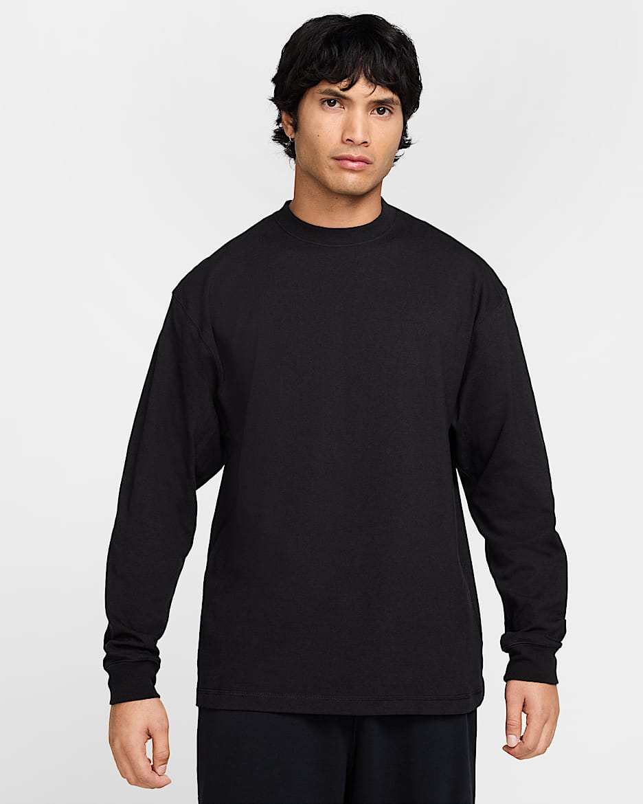 Playera de manga larga Nike Wool Classics - Negro