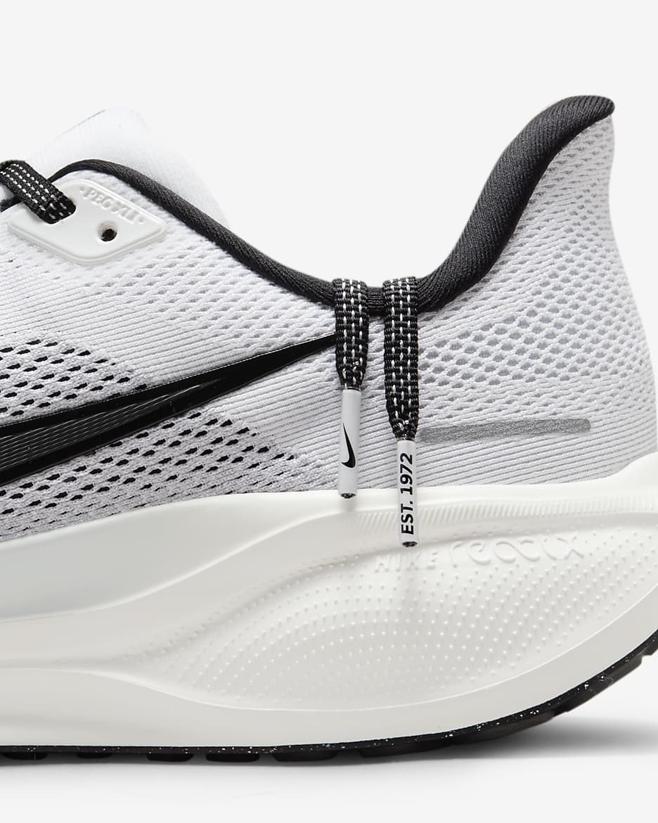 Nike Pegasus 41 Straßenlaufschuh (Herren) - Weiß/Pure Platinum/Summit White/Schwarz