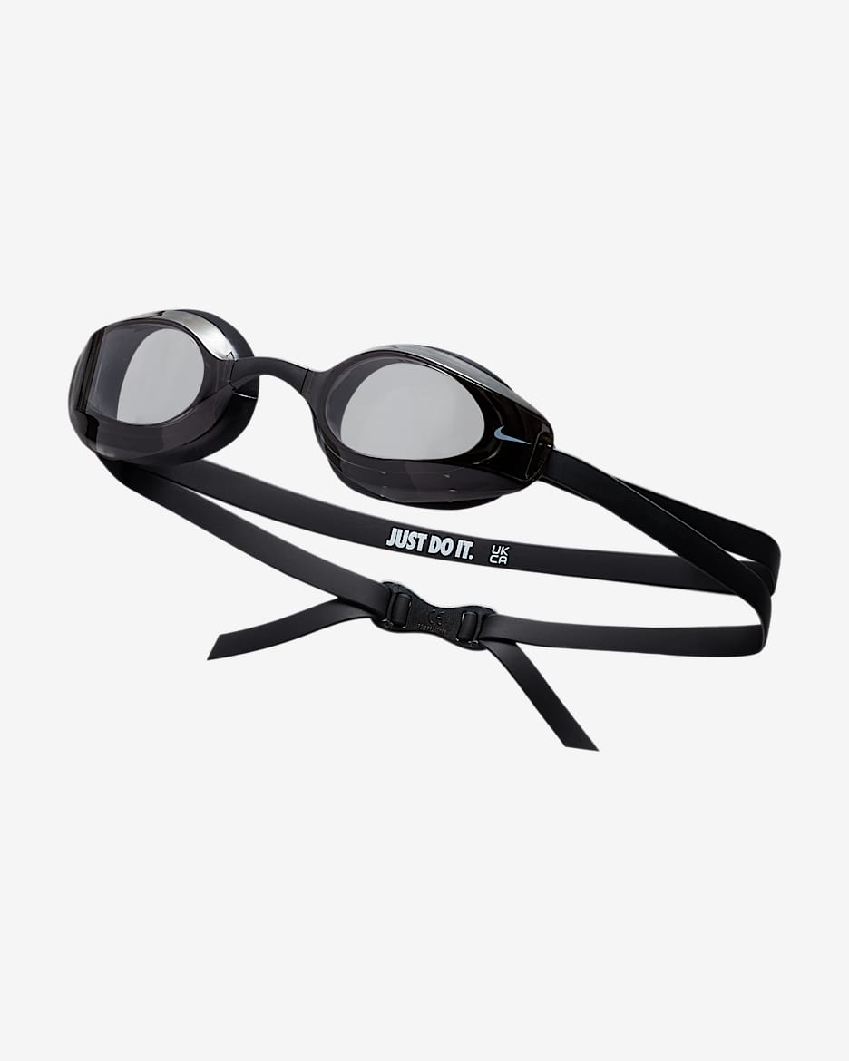 Lentes de alto rendimiento Nike Swim Vapor - Negro/Gris humo claro/Blanco