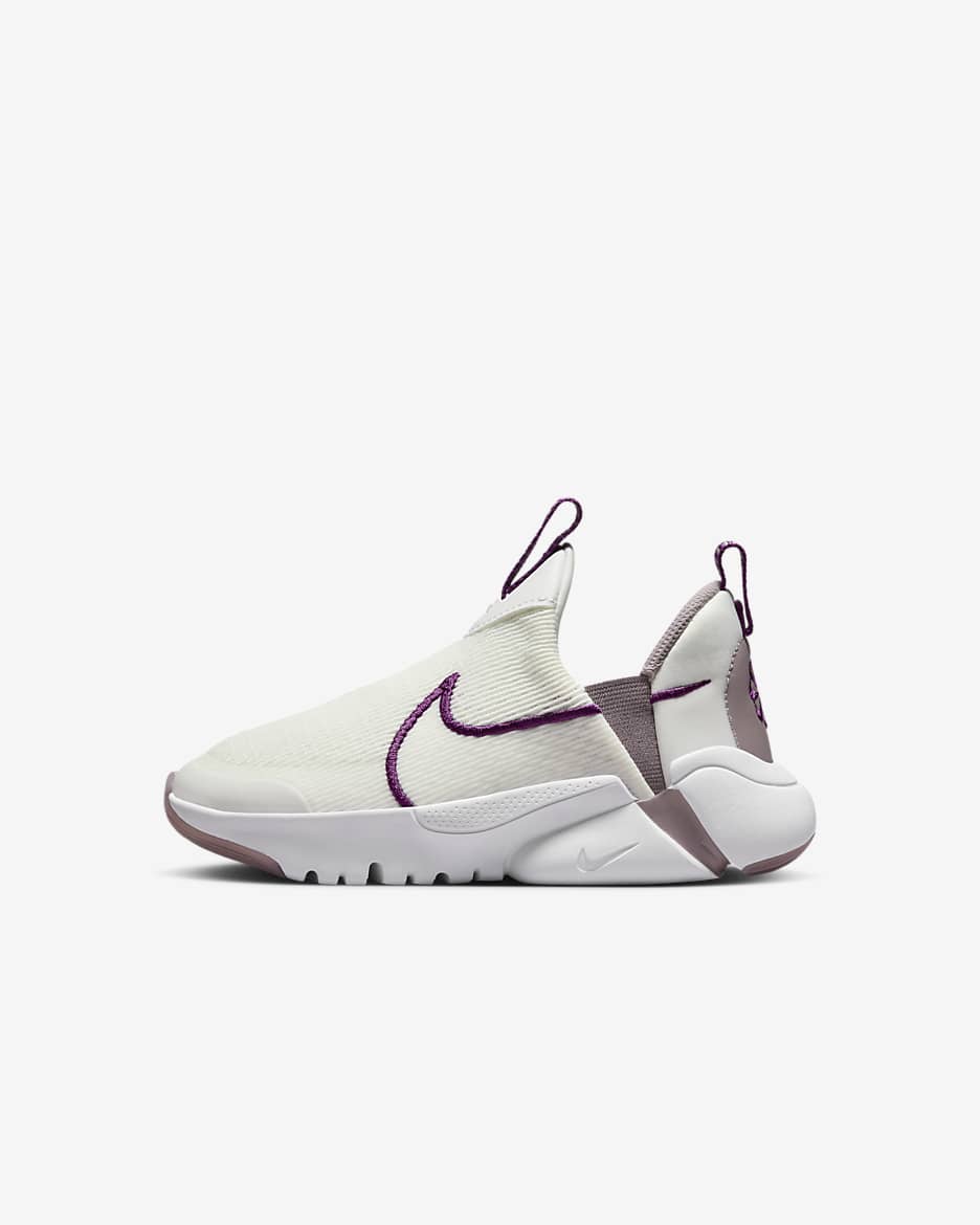 Nike Flex Plus 2 Younger Kids' Shoes - Summit White/Light Violet Ore/White/Viotech