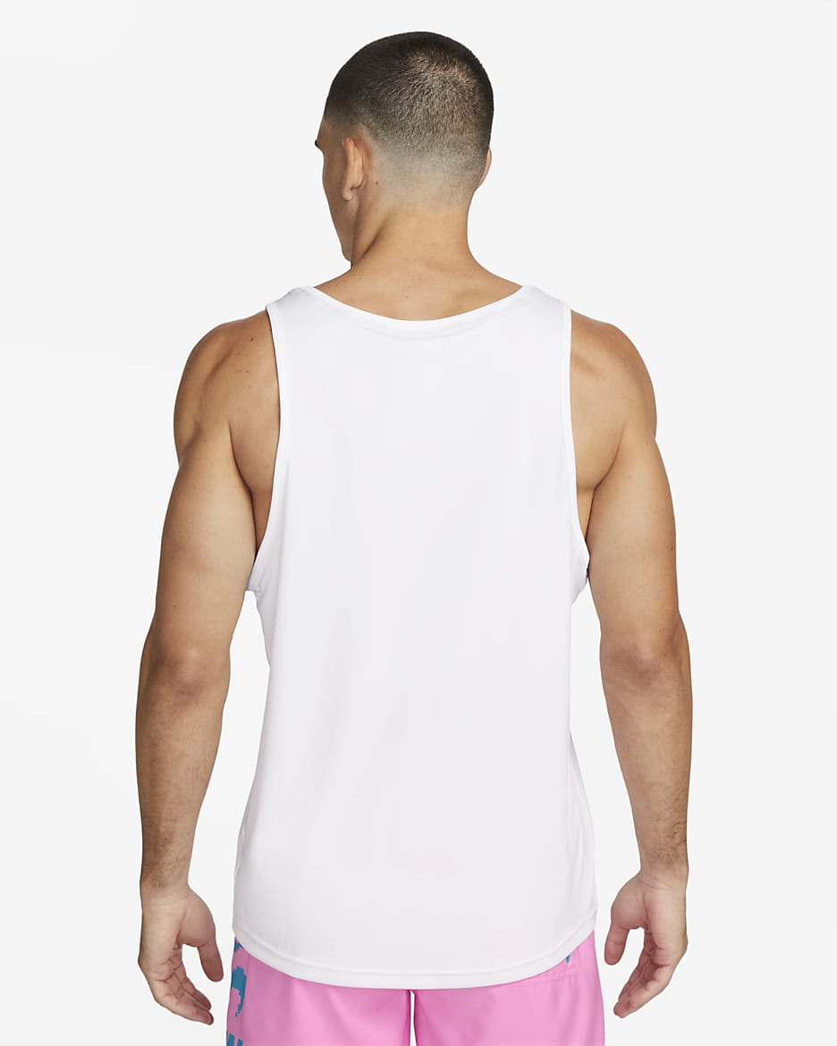 Nike Men's Swim Tank Top - White