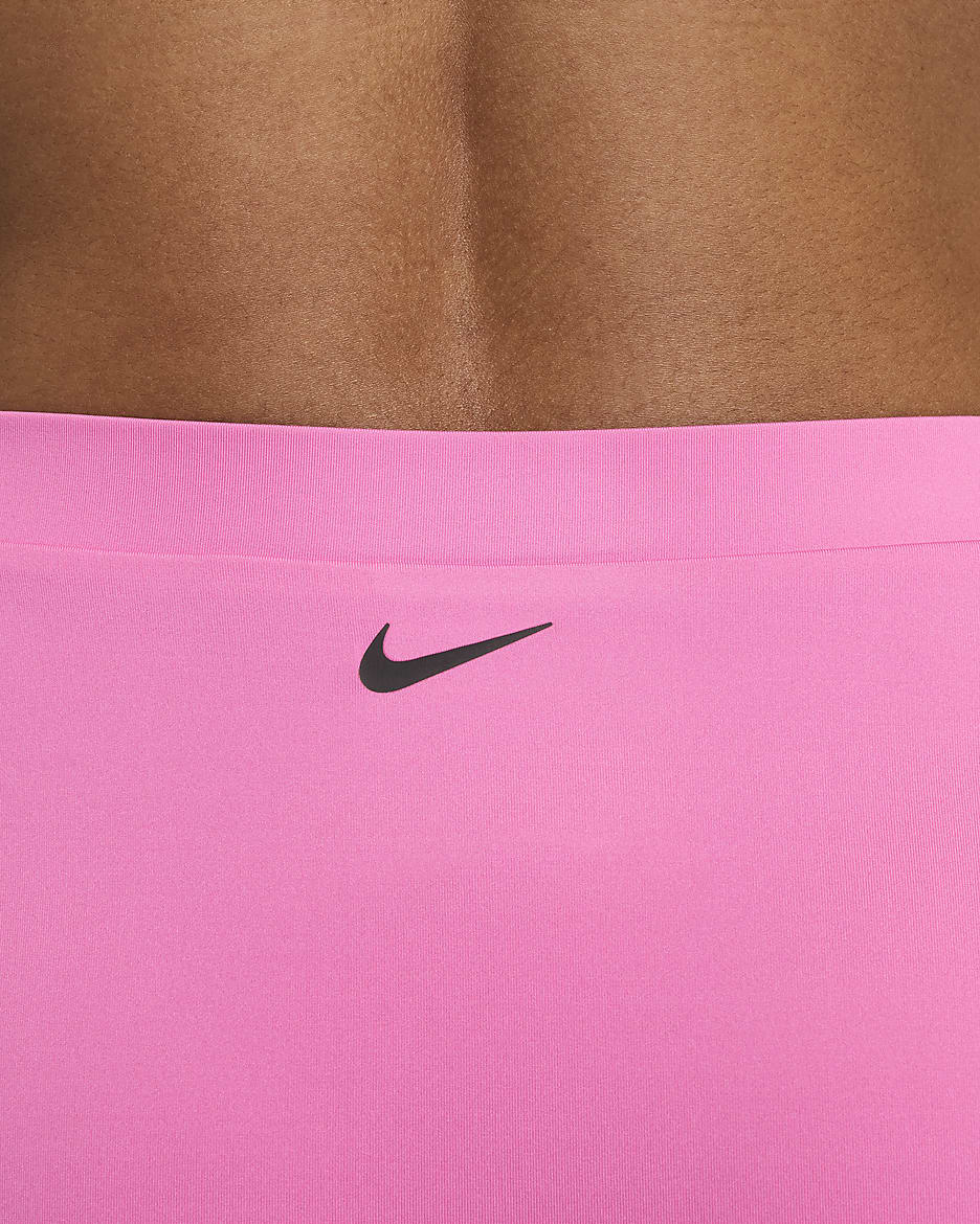 Prenda para la parte inferior de natación de cintura alta para mujer Nike Essential - Rosa alegre