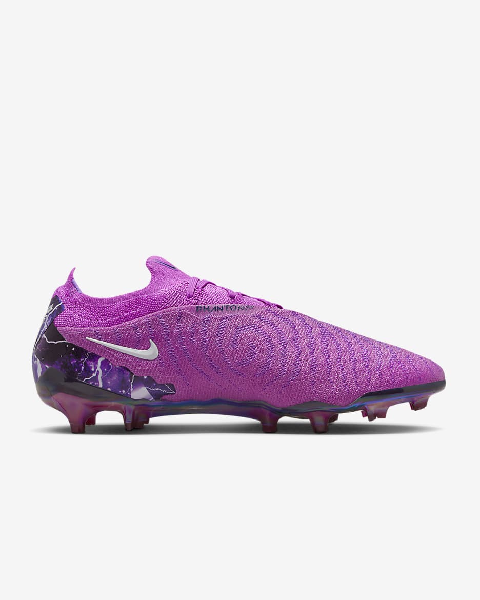 Nike Phantom GX Elite SE FG Low-Top Football Boot - Fuchsia Dream/Barely Grape