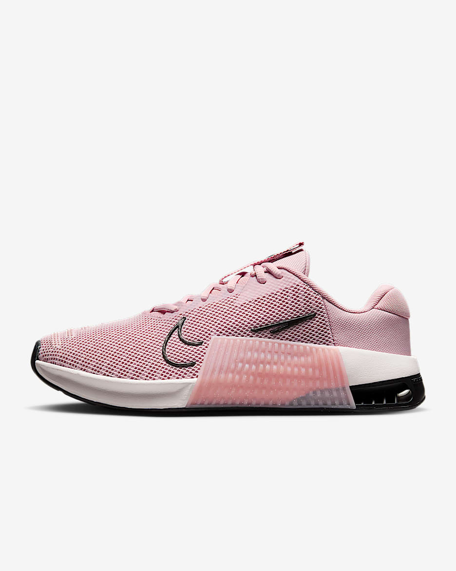 Nike Metcon 9 Premium Tenis de entrenamiento para mujer - Rosa Oxford/Negro/Rosa suave claro/Negro metálico