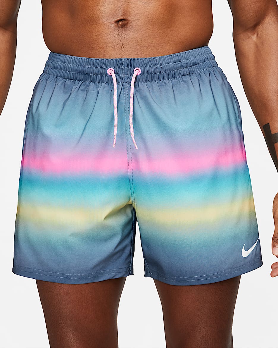 Traje de baño tipo short de voleibol de 13 cm para hombre Nike - Azul relámpago