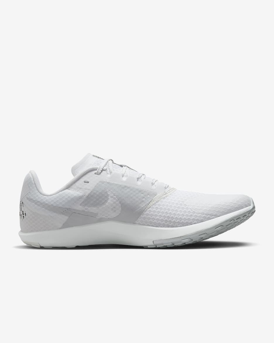 Nike Rival Waffle 6 Sabatilles de competició camp a través - Blanc/Pure Platinum/Platejat metal·litzat/Negre