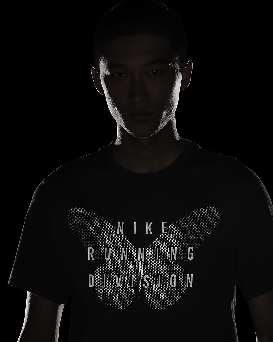 Nike Run Division Men's Dri-FIT T-Shirt - Black