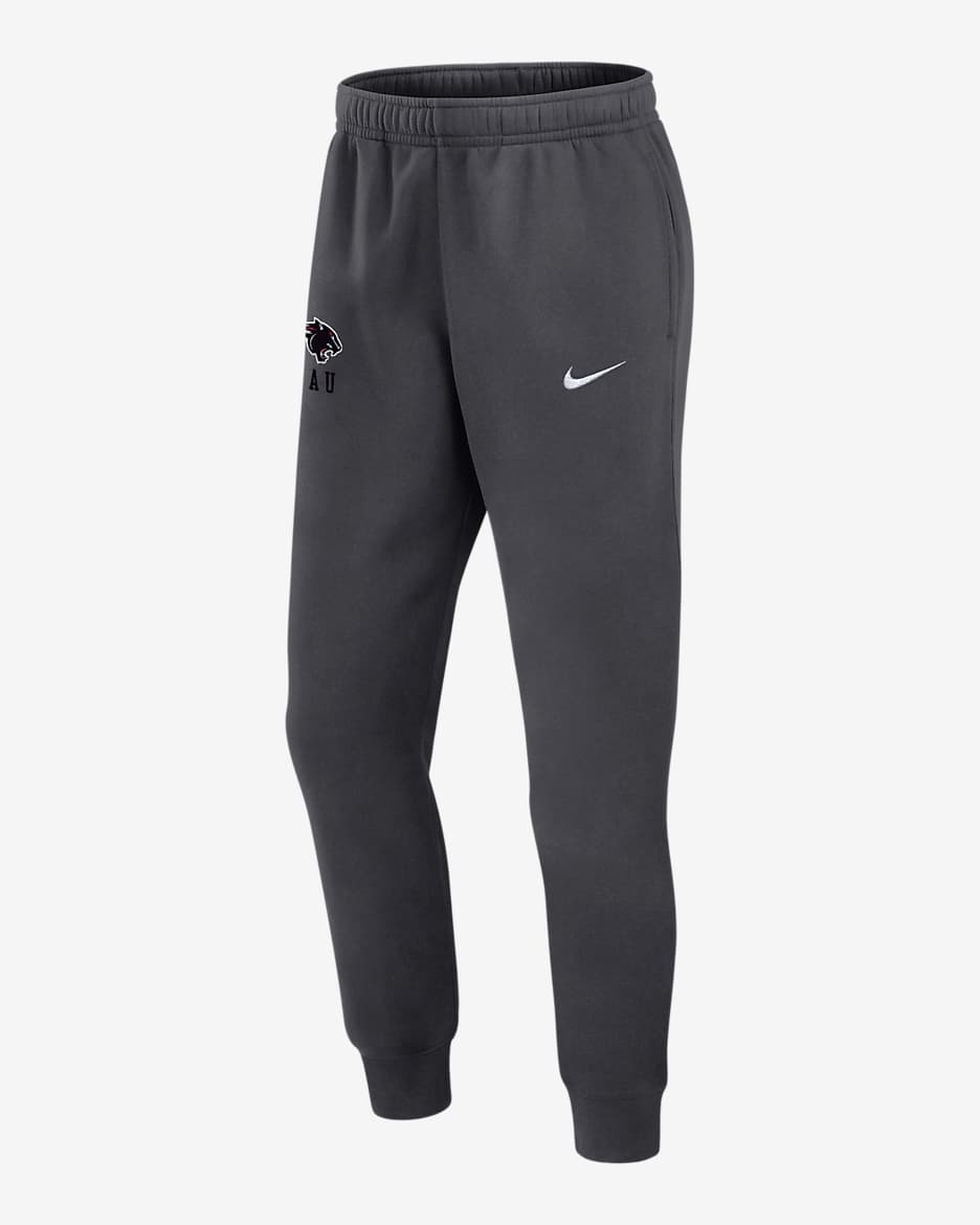 Pants universitarios Nike para hombre Clark Atlanta Club Fleece Team Issue - Antracita