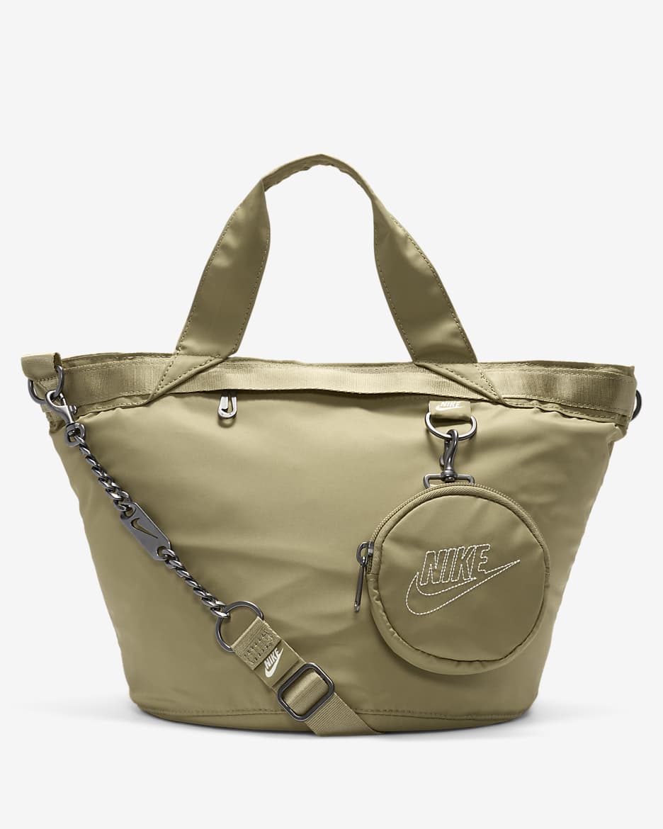 Bolsa para mujer Nike Sportswear Futura Luxe (10 L) - Oliva neutro/Oliva neutro/Vela