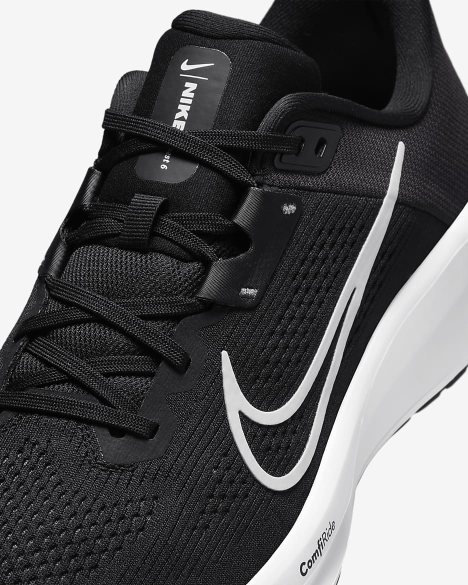 Tenis de correr en carretera para hombre Nike Quest 6 - Negro/Gris hierro/Blanco