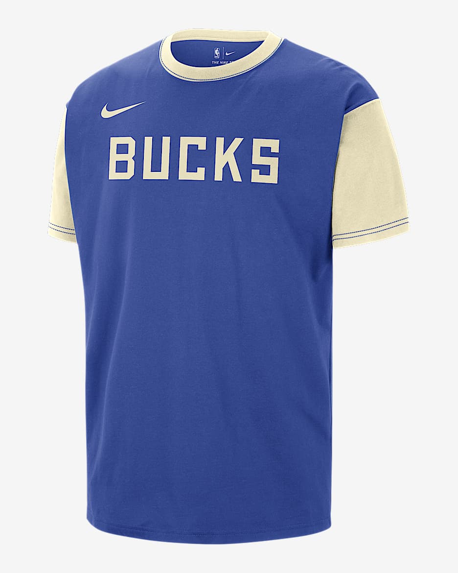 Playera Nike NBA para hombre Milwakke Bucks Courtside City Edition - Royal juego