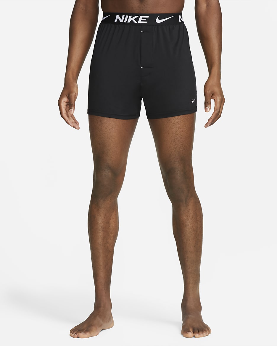 Nike Dri-FIT Essential Micro Men's Knit Boxer (3-Pack) - Black