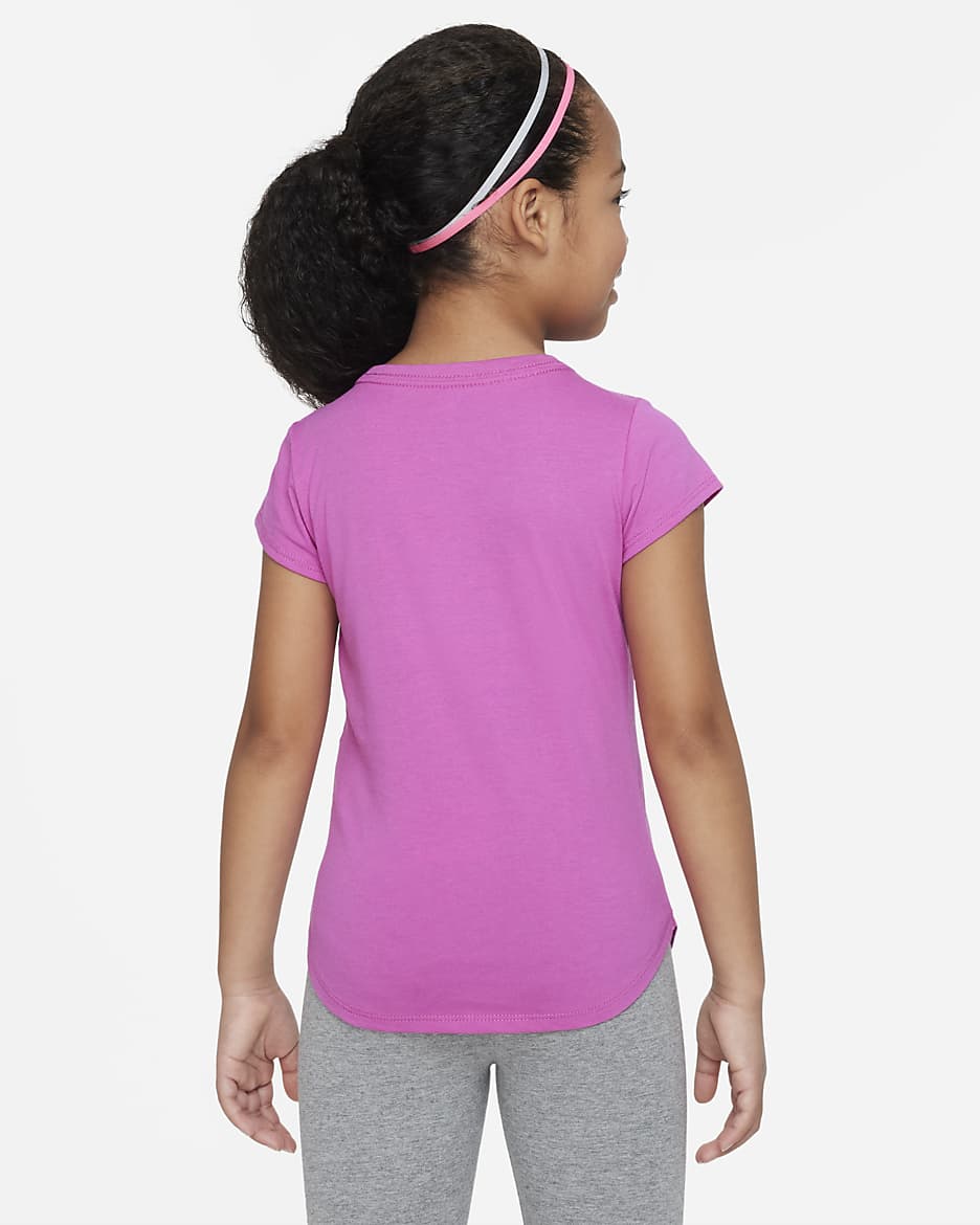 Nike Snack Pack Verbiage Tee Little Kids' T-Shirt - Active Fuchsia