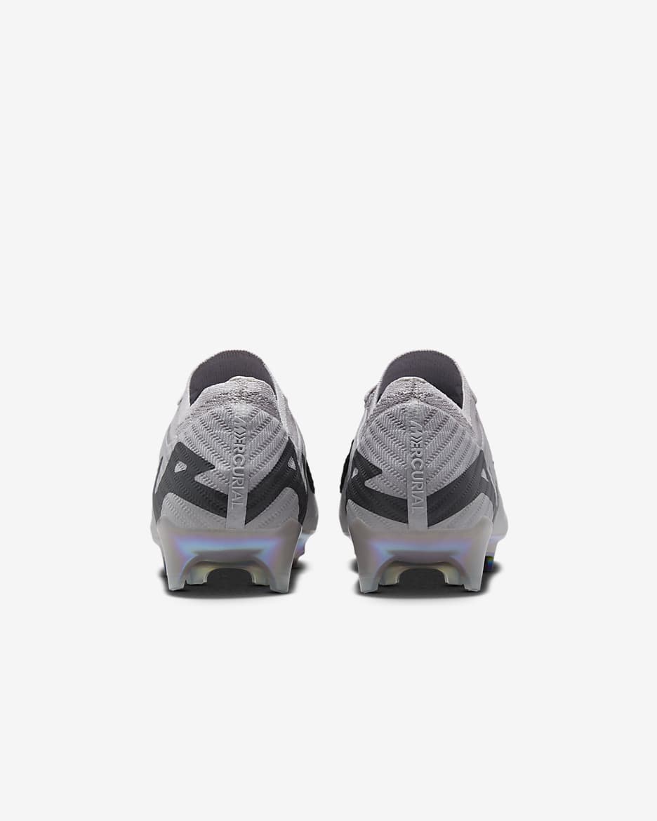 Tacos de fútbol FG de corte low Nike Mercurial Vapor 15 Elite - Gris atmósfera/Negro