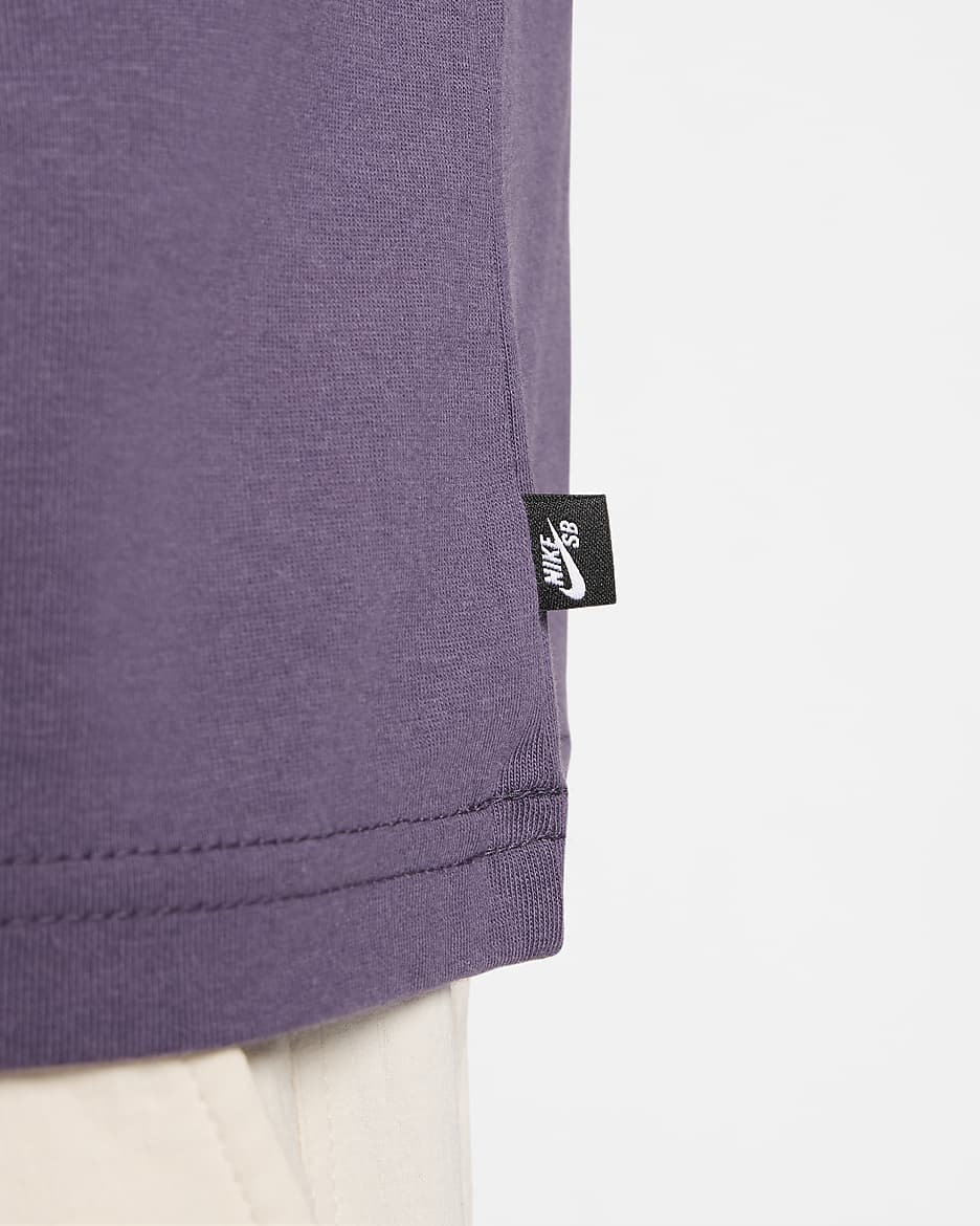 Nike SB M90 Skate T-Shirt - Dark Raisin