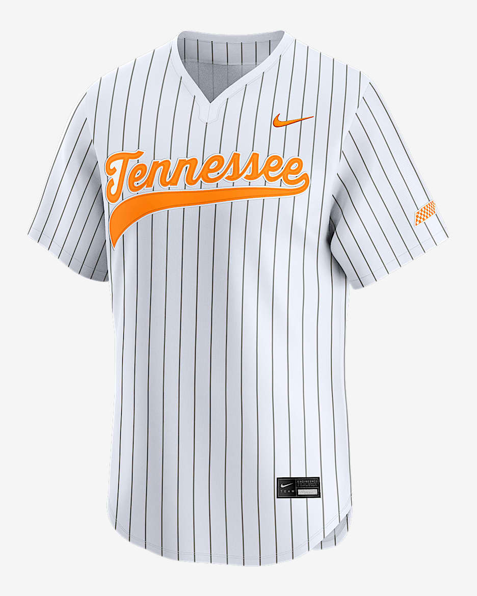 Tennessee Volunteers Men's Nike College Limited Baseball Jersey - White