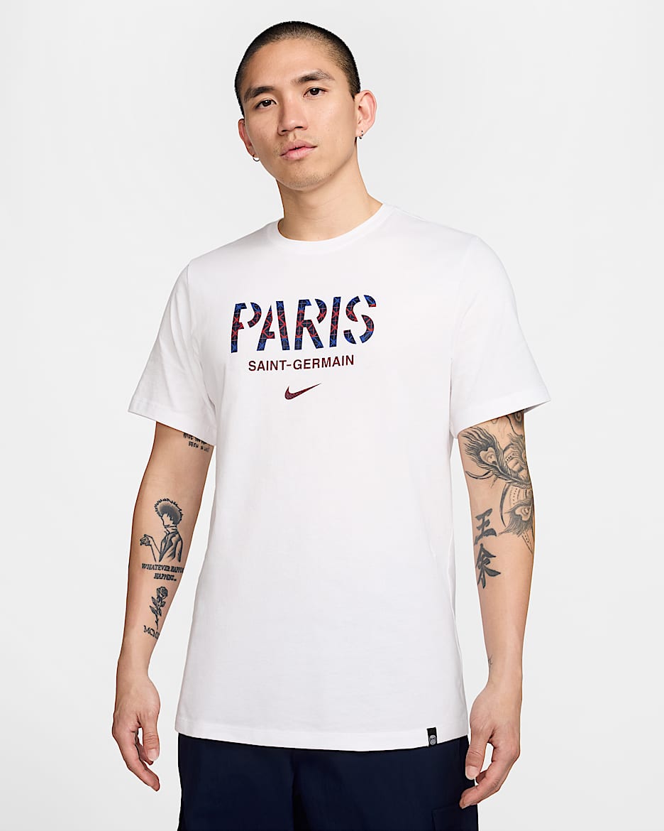 Paris Saint-Germain Men's Nike Soccer T-Shirt - White