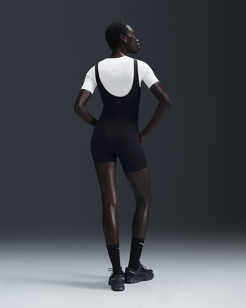 Nike Zenvy Women's Dri-FIT Short Bodysuit - Black