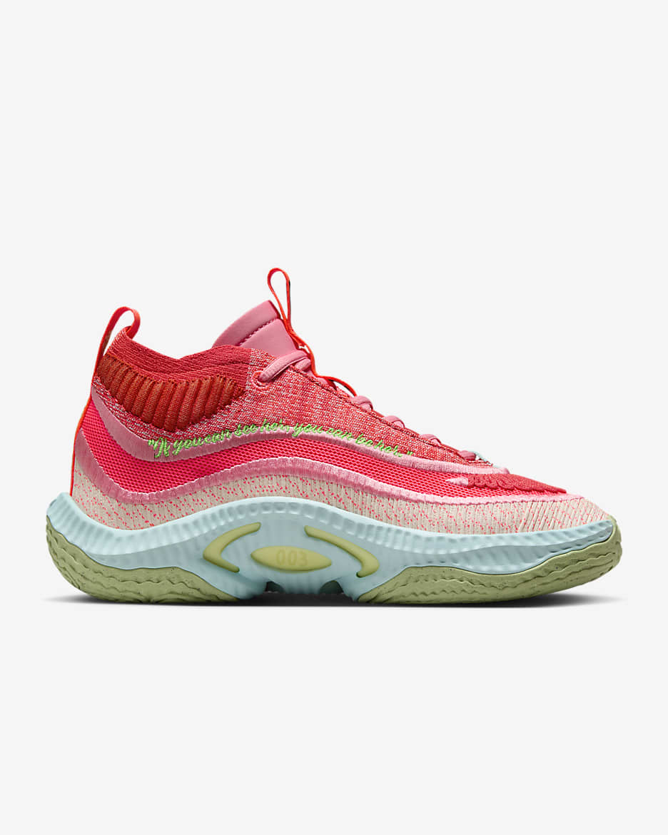 Cosmic Unity 3 "A'ja Wilson" Women's Basketball Shoes - Hot Punch/Track Red/Coral Chalk/Black