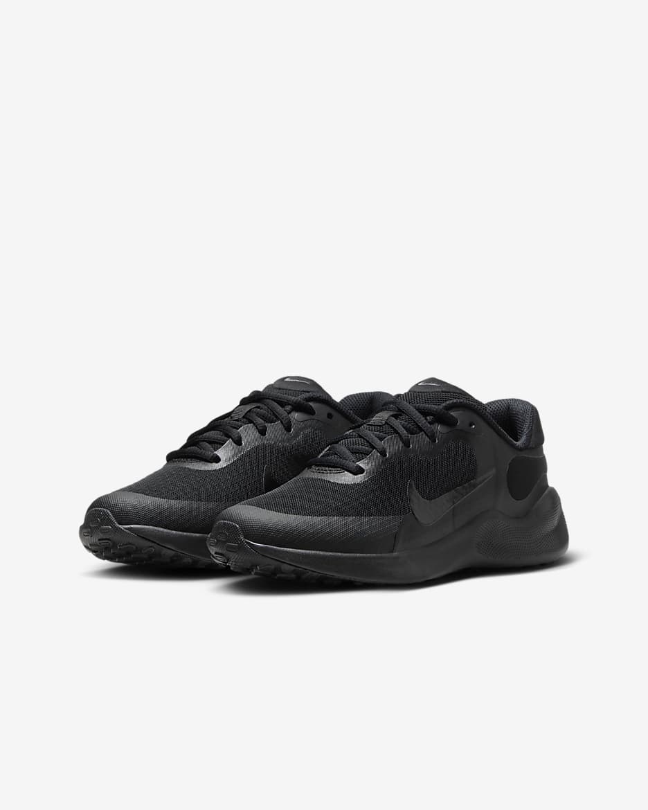 Nike Revolution 7 Older Kids' Running Shoes - Black/Anthracite