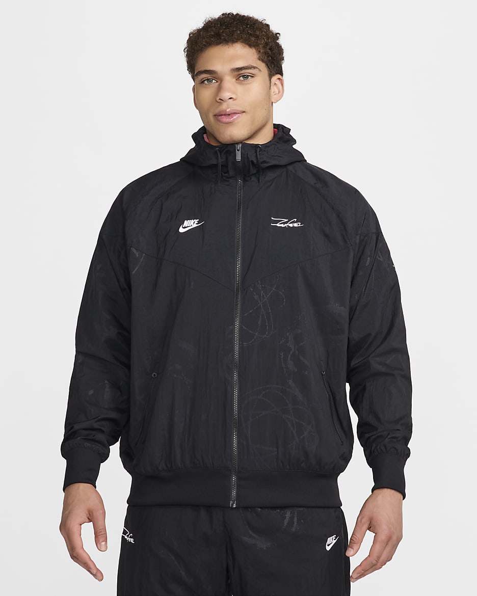 Nike Sportswear Men's Breakdancing Lined Windrunner Jacket - Black