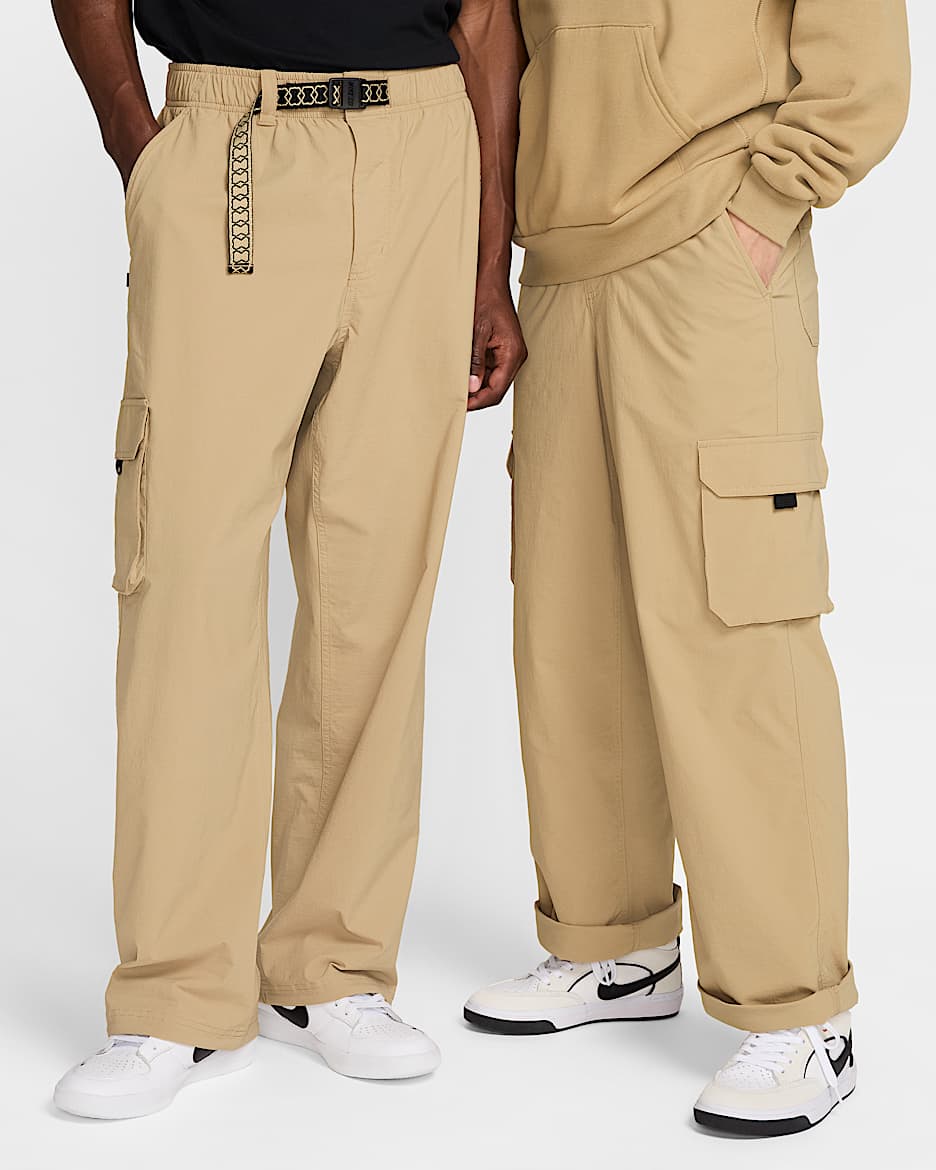 Pants de skateboarding tipo cargo Nike SB Kearny - Beige paracaídas/Blanco