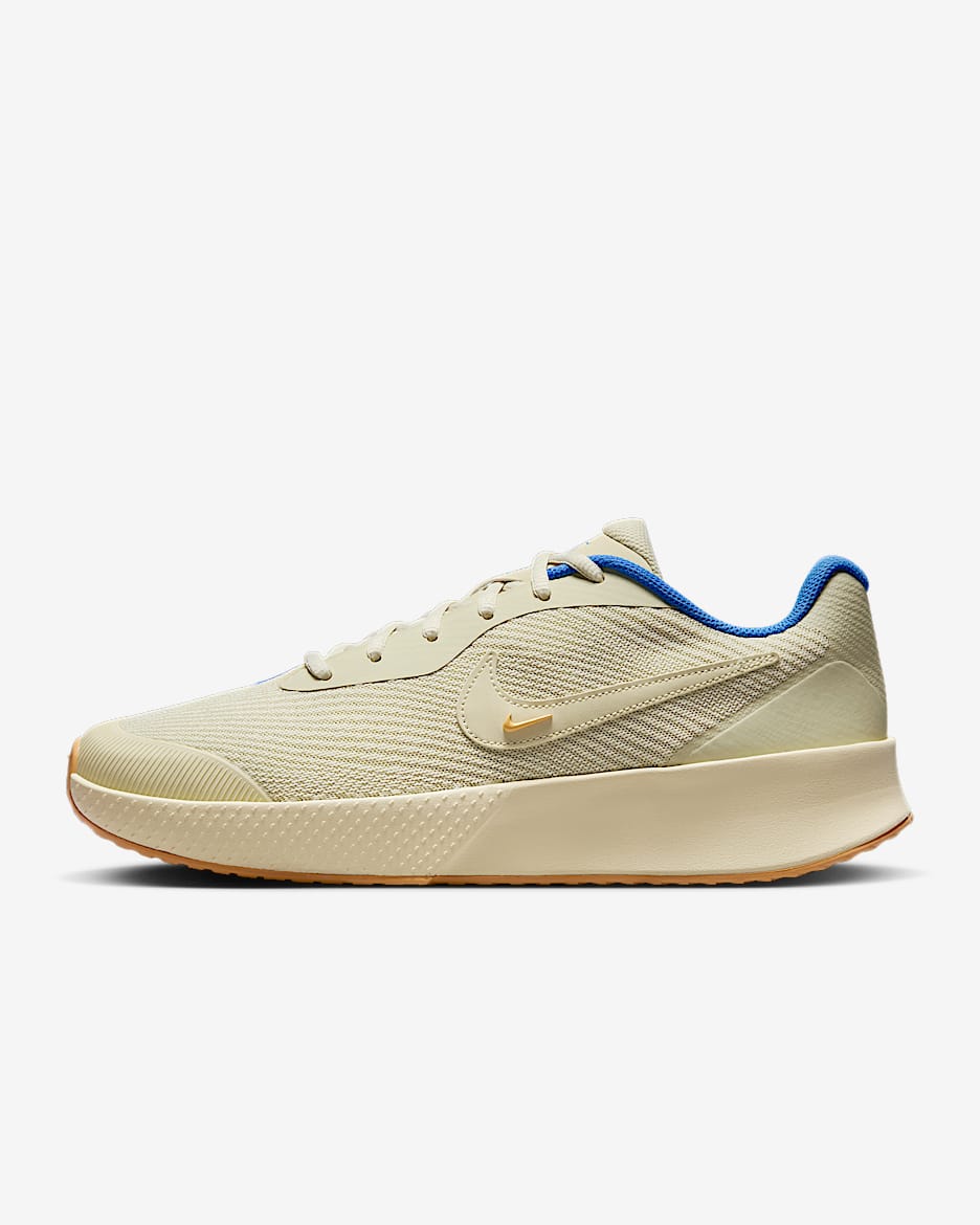 Nike Vapor Lite 3 Men's Hard Court Tennis Shoes - Light Khaki/Star Blue/Copper Moon