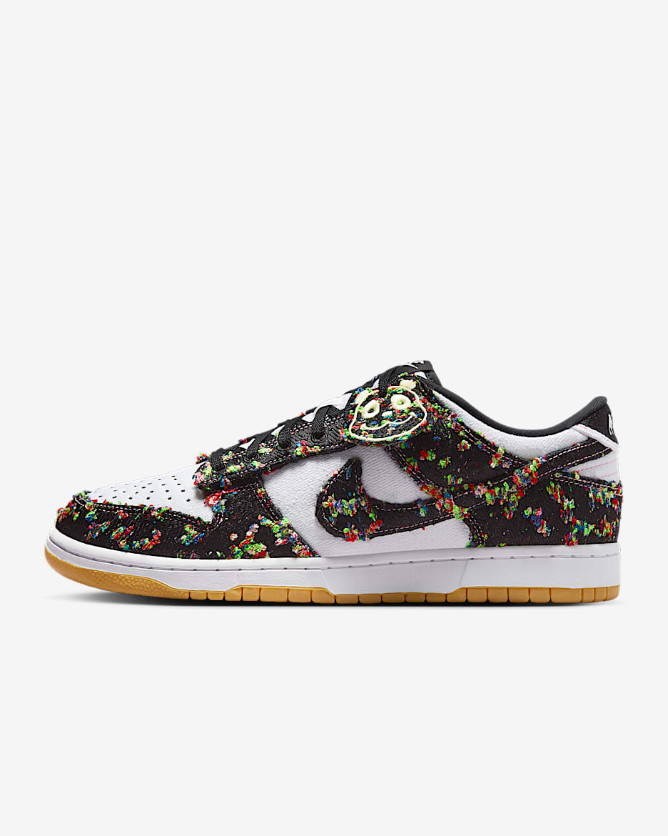 รองเท้า Nike Dunk Low Retro - ขาว/Gum Yellow/ดำ