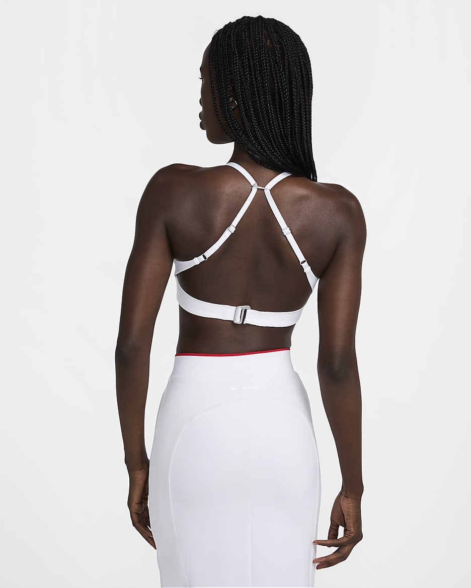 Bra para mujer Nike x Jacquemus - Blanco/Rojo universitario