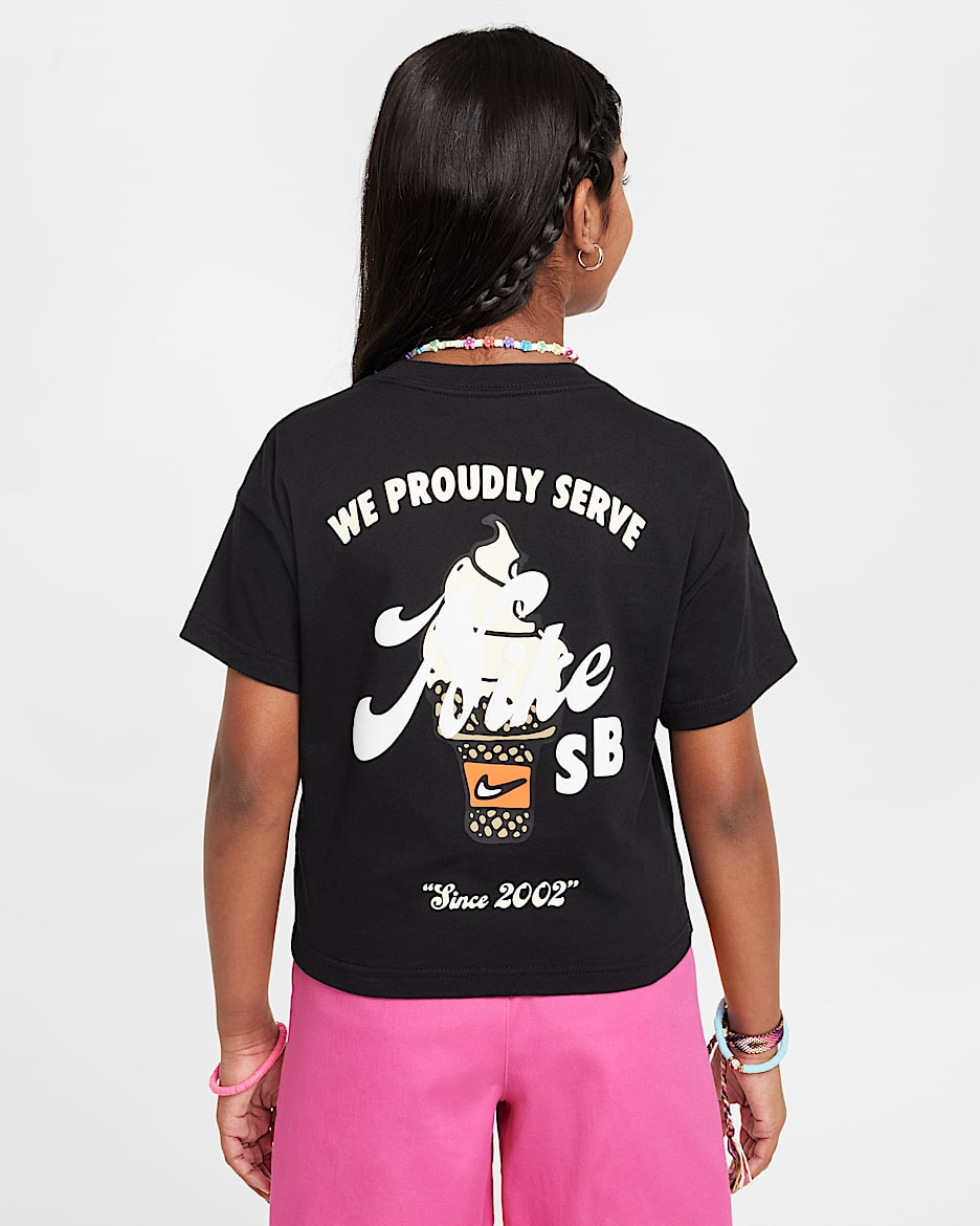 Nike SB Older Kids' (Girls') T-Shirt - Black