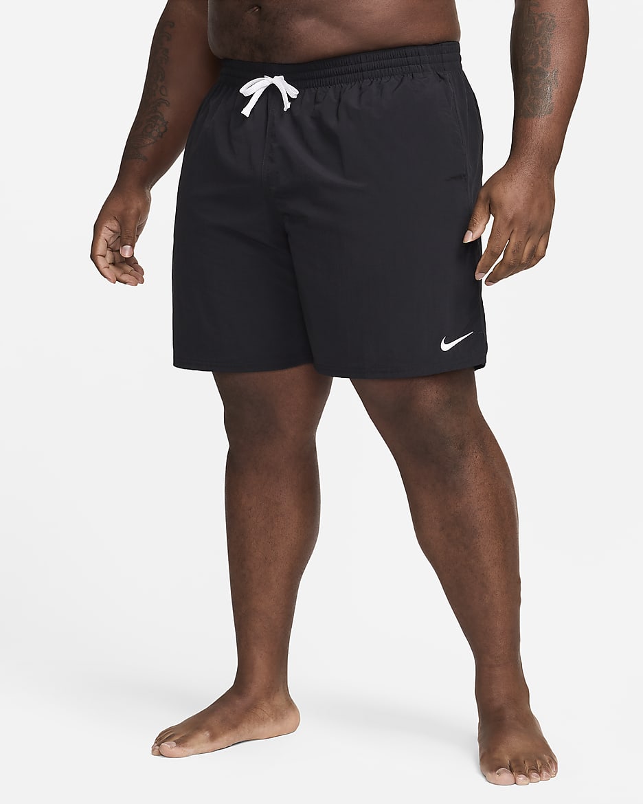 Nike Swim Men's 7" Volley Shorts (Extended Size) - Black