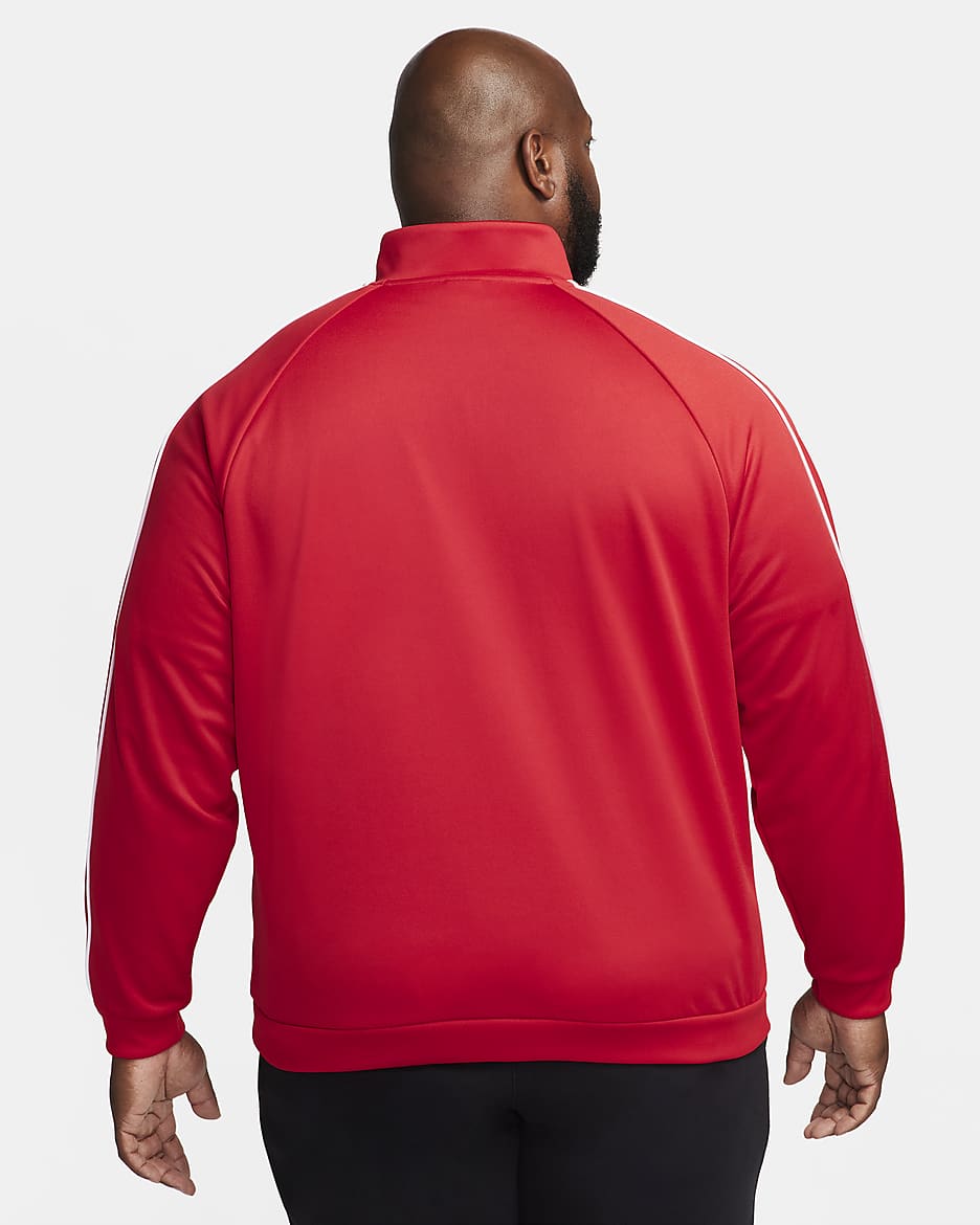 Nike Sportswear Club Men's Full-Zip Jacket - University Red/White