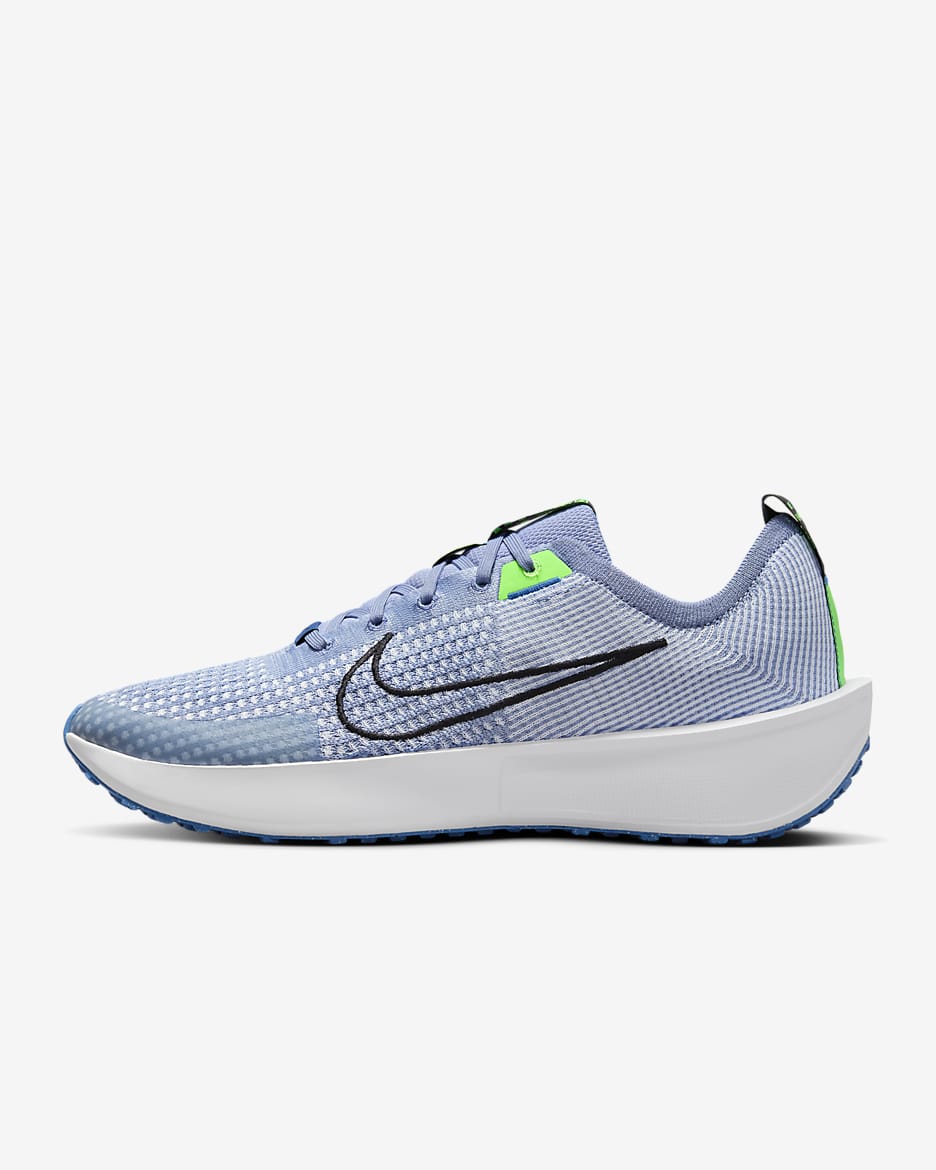 Nike Interact Run 男款路跑鞋 - Ashen Slate/Football Grey/Star Blue/黑色