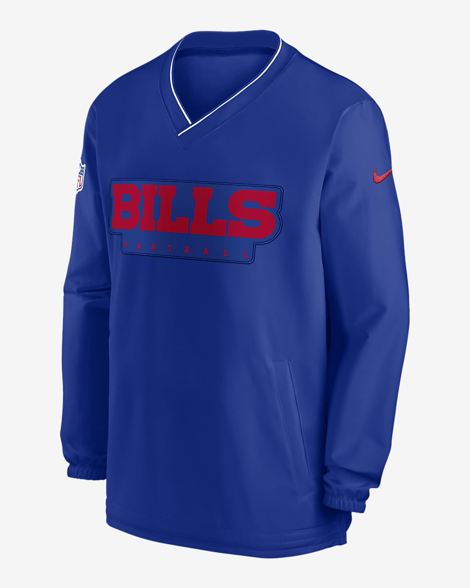 Buffalo Bills Sideline Men's Nike NFL Long-Sleeve Windshirt - Royal