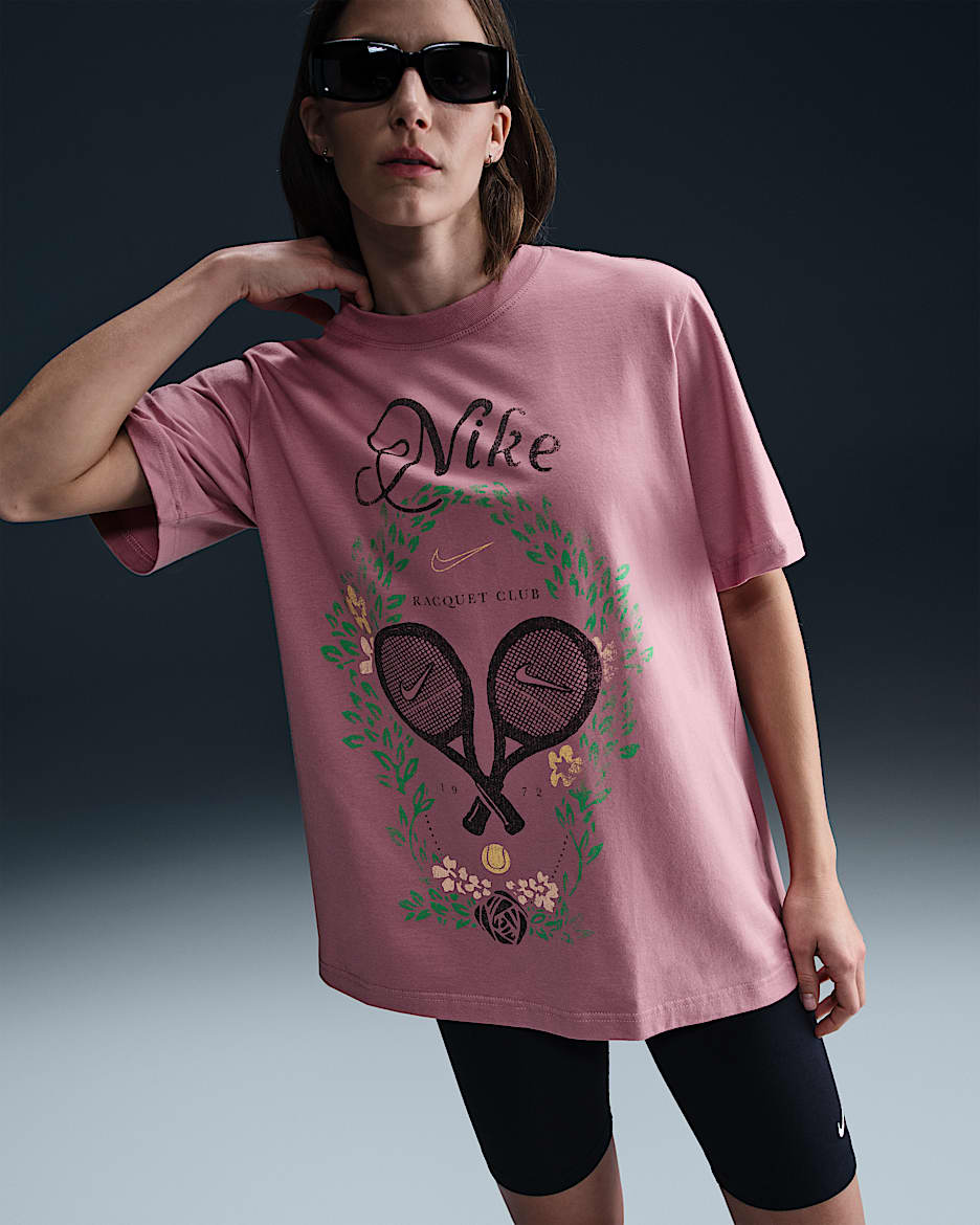 Nike Sportswear Women's Crew-Neck T-Shirt - Elemental Pink