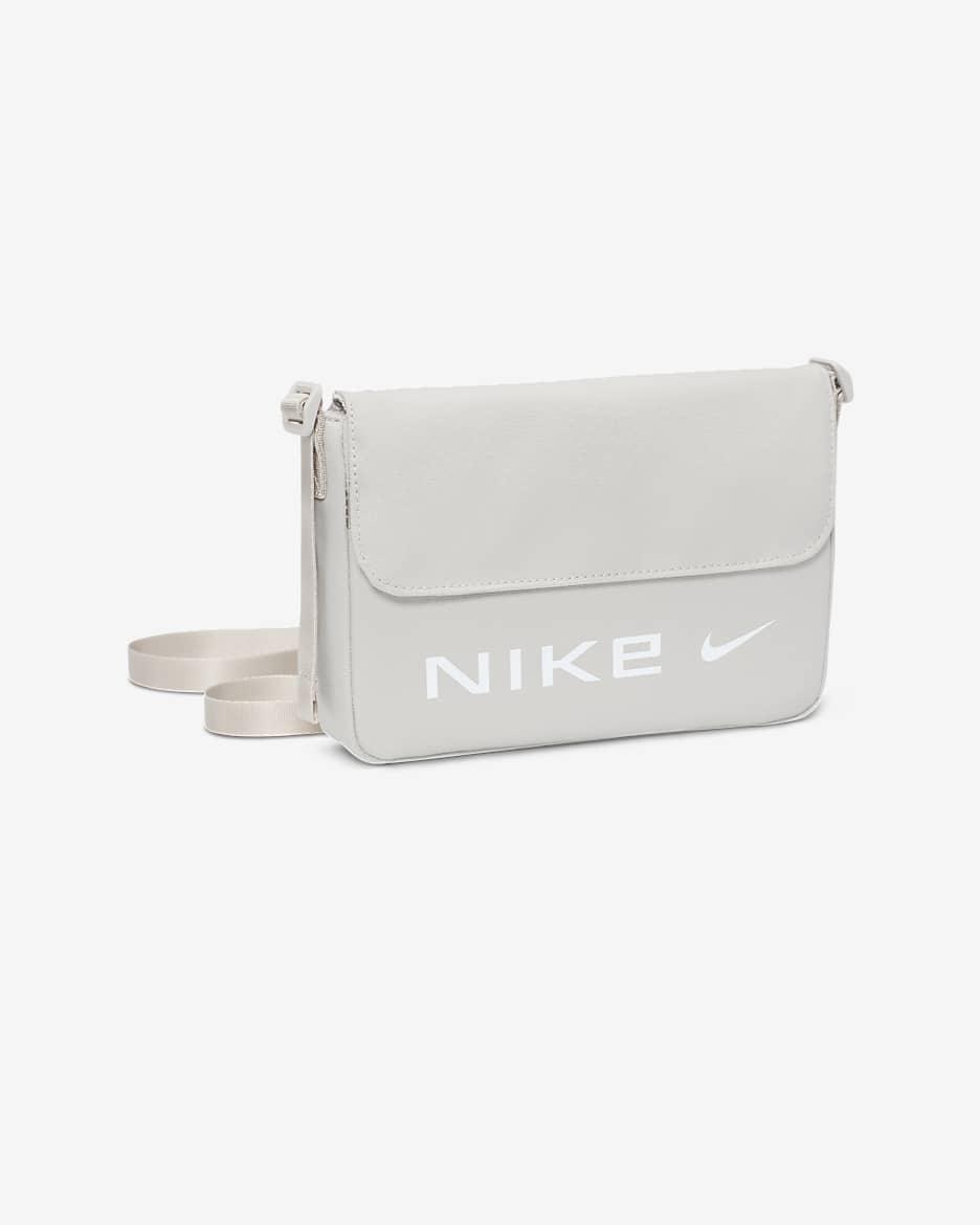 Nike Sportswear Futura Women's Cross-Body Bag (3L) - Light Iron Ore/Light Iron Ore/White