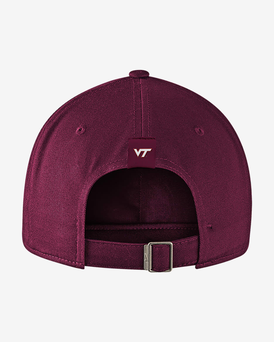 Nike College (Virginia Tech) Hat - Dark Maroon