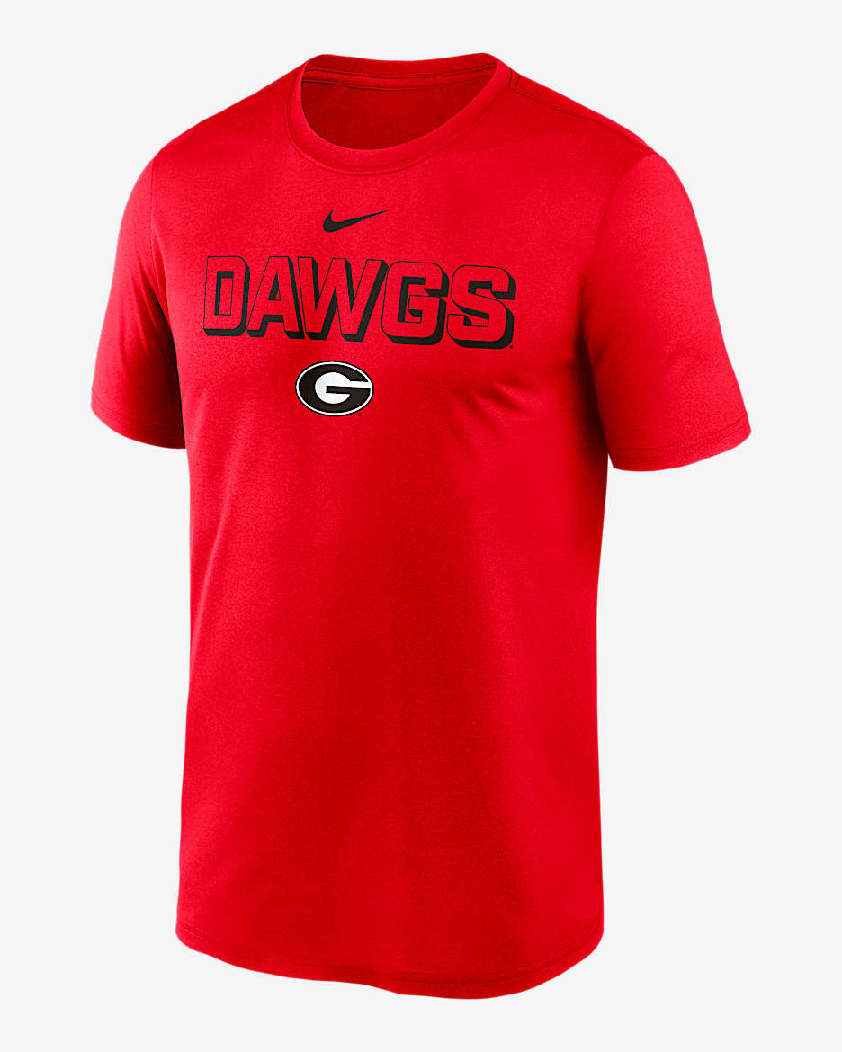 Georgia Sideline Legend Men's Nike Dri-FIT College T-Shirt - Red