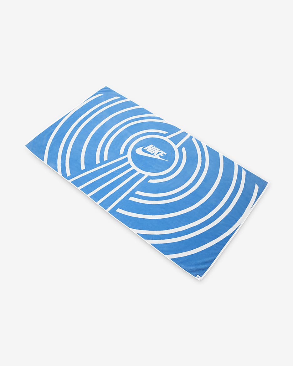 Nike Oversized Beach Towel - University Blue/White