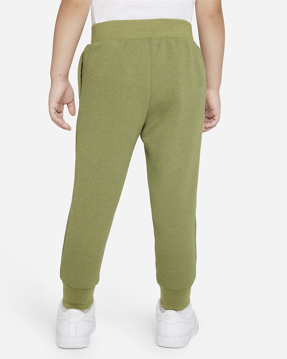 Pants de tejido Fleece moteado para niños pequeños Nike - Caimán