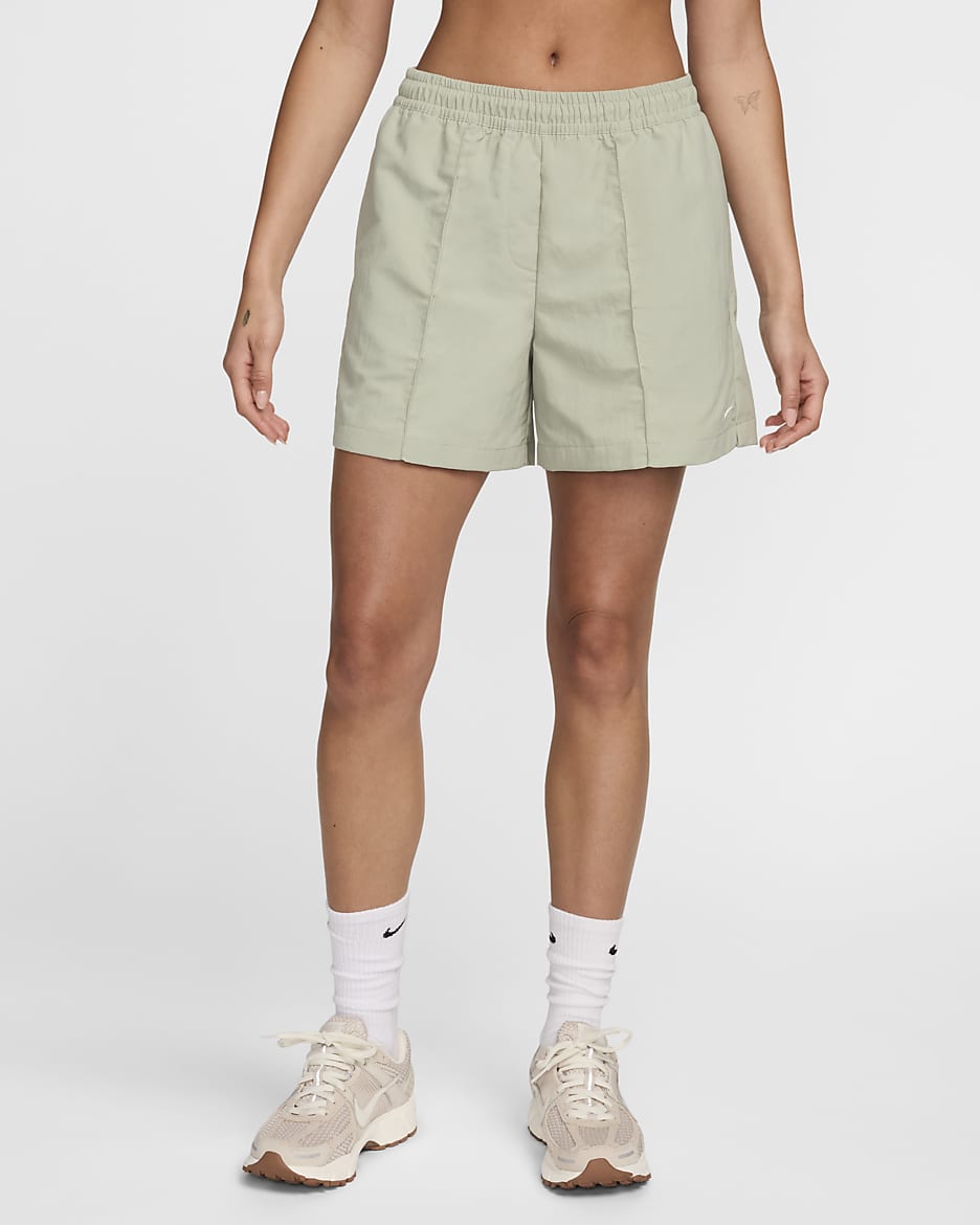 Nike Sportswear Everything Wovens Women's Mid-Rise 5" Shorts - Jade Horizon/Sail