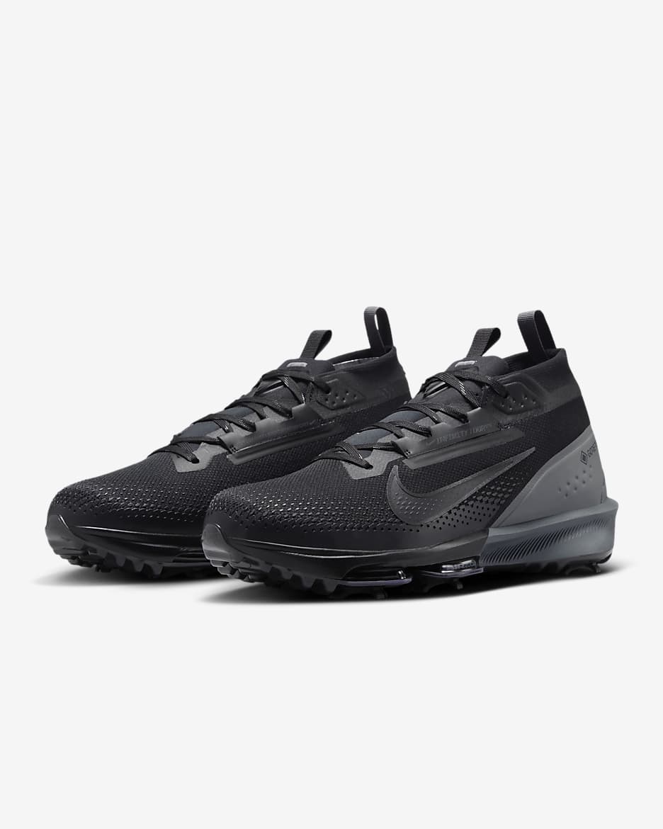 Chaussure de golf imperméable Nike Infinity Tour 2 GORE-TEX pour homme - Noir/Noir