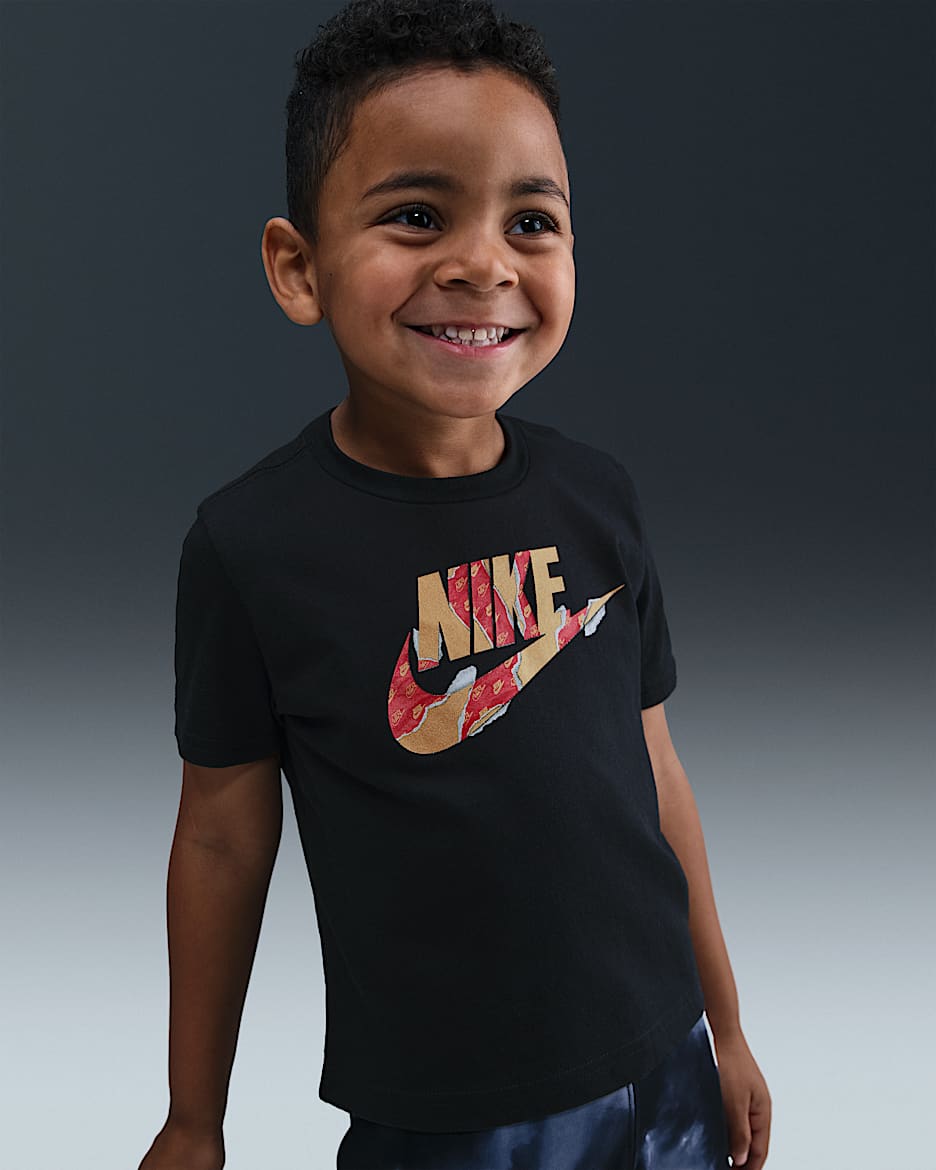 Nike Toddler Unwrapped Futura T-Shirt - Black