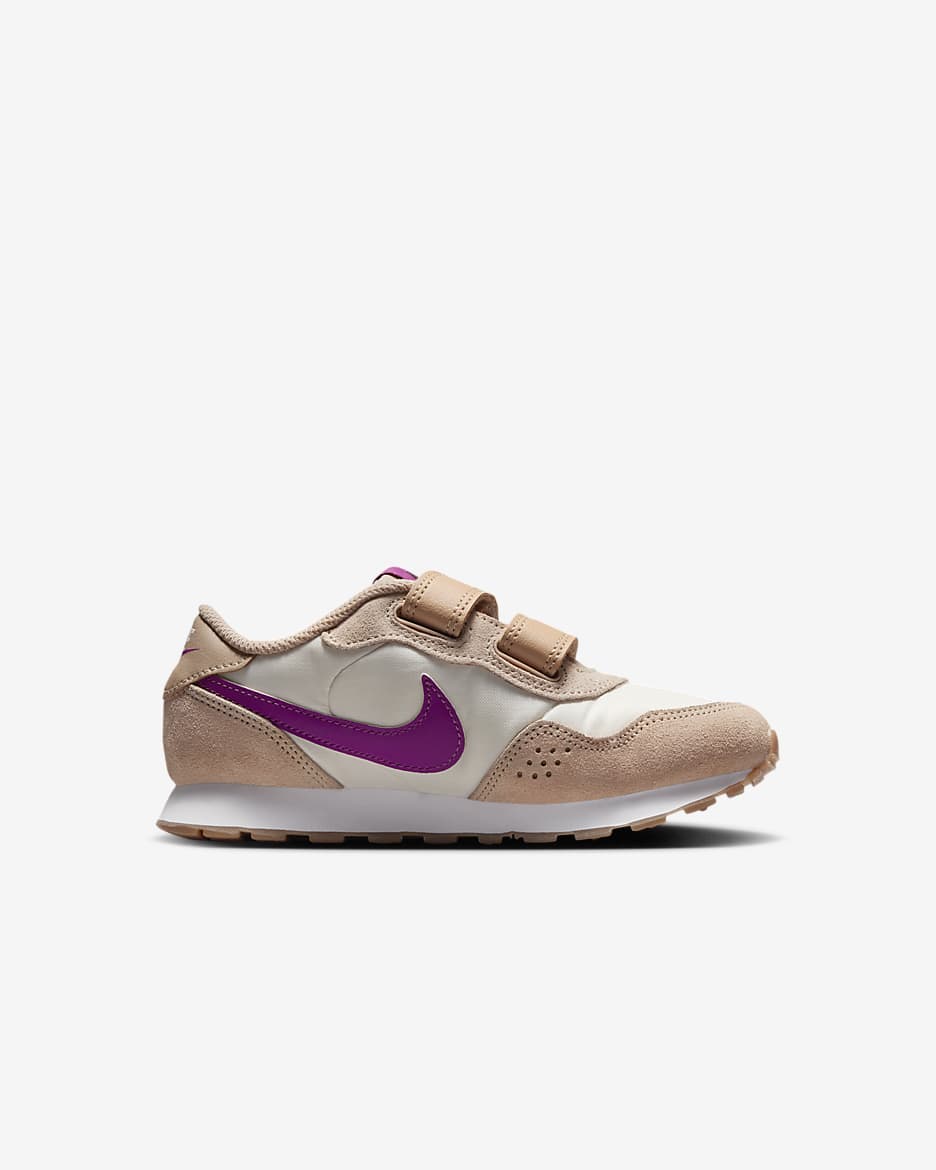 Nike MD Valiant Zapatillas - Niño/a pequeño/a - Hemp/Pale Ivory/Gum Medium Brown/Hot Fuchsia