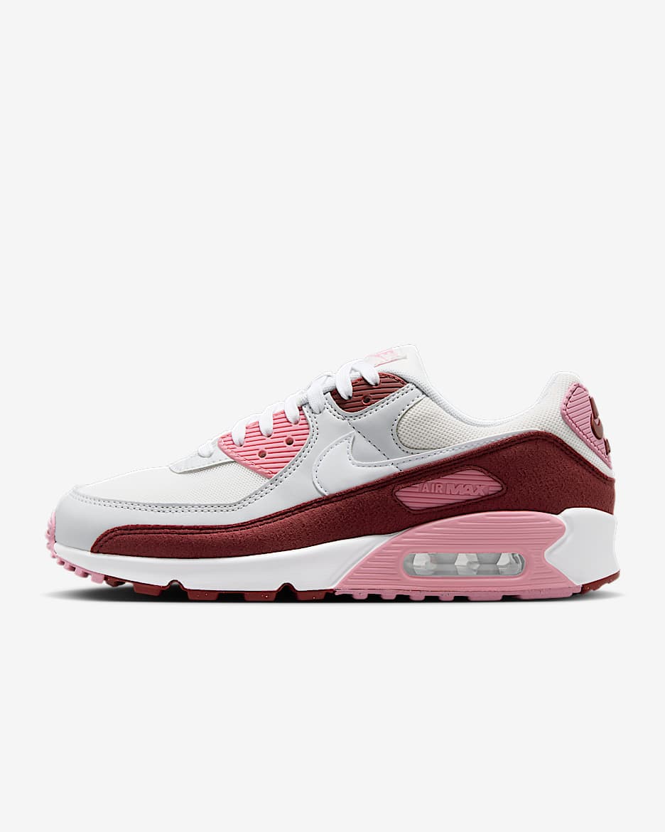 Nike Air Max 90 SE Women's Shoes - Dark Team Red/Platinum Tint/Pure Platinum/White