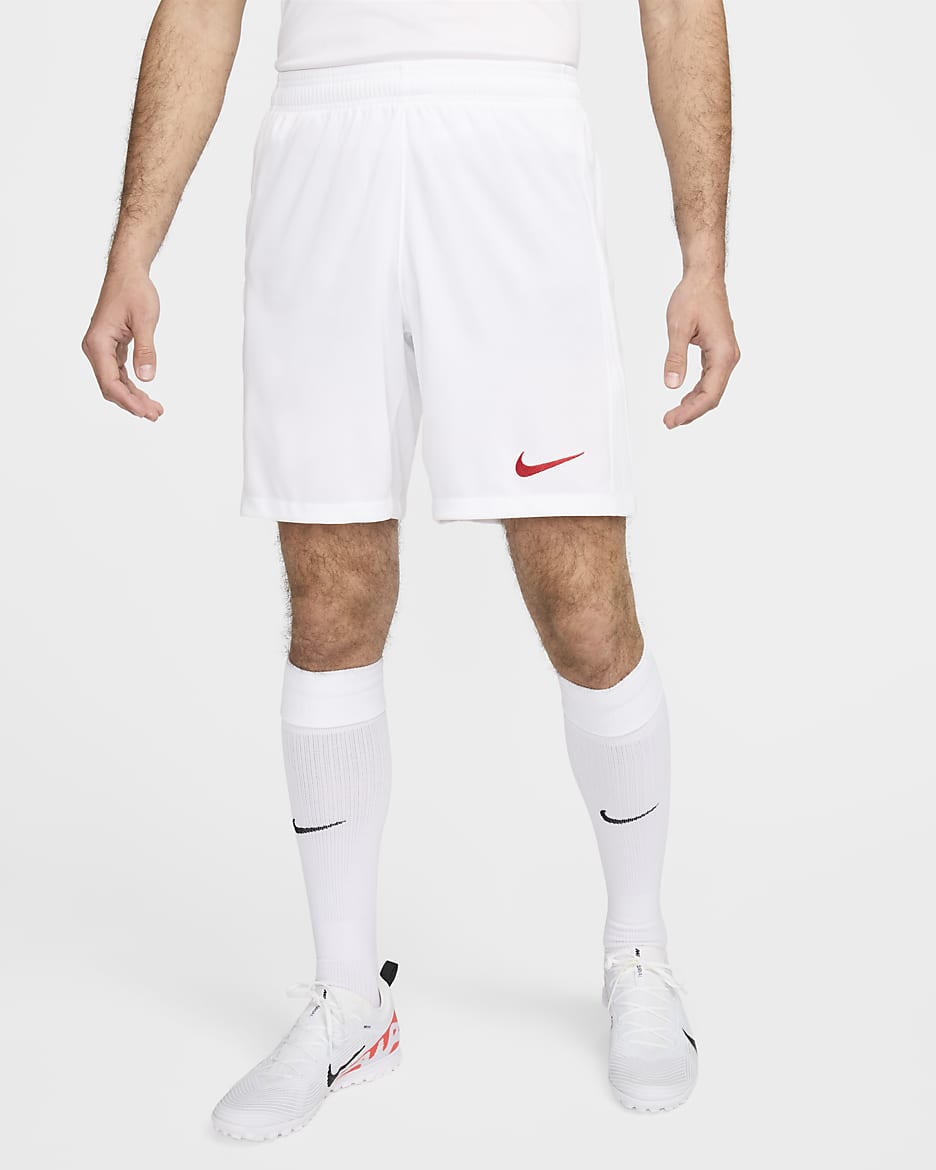 Türkei 2024/25 Stadium Home/Away Nike Replica Dri-FIT Fußballshorts für Herren - Weiß/Sport Red