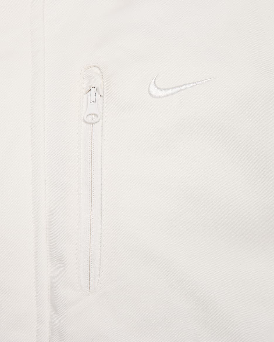 เสื้อแจ็คเก็ตผ้าใบเอวลอยผู้หญิง Nike Sportswear Destroyer - Phantom/Summit White/Summit White