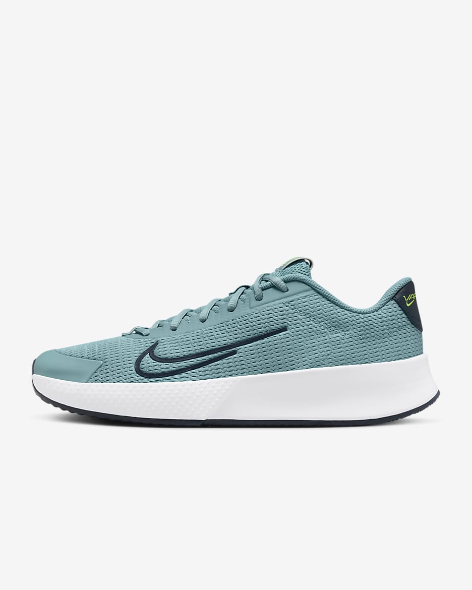 NikeCourt Vapor Lite 2 Men's Clay Tennis Shoes - Denim Turquoise/Volt/Armory Navy