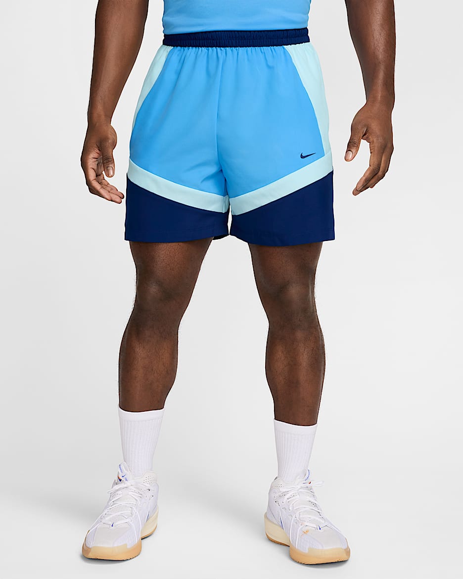 Nike Icon Men's 15cm (approx.) Woven Basketball Shorts - University Blue/Glacier Blue/Blue Void/Blue Void