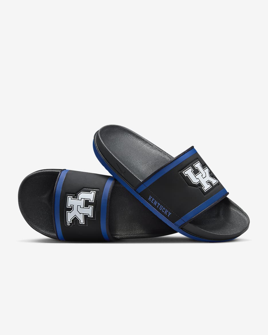 Nike Offcourt (Kentucky) Slide - Black/Game Royal/White